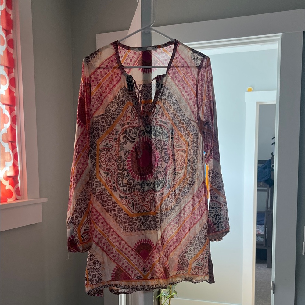 Athleta Multicolor Bohemian Top